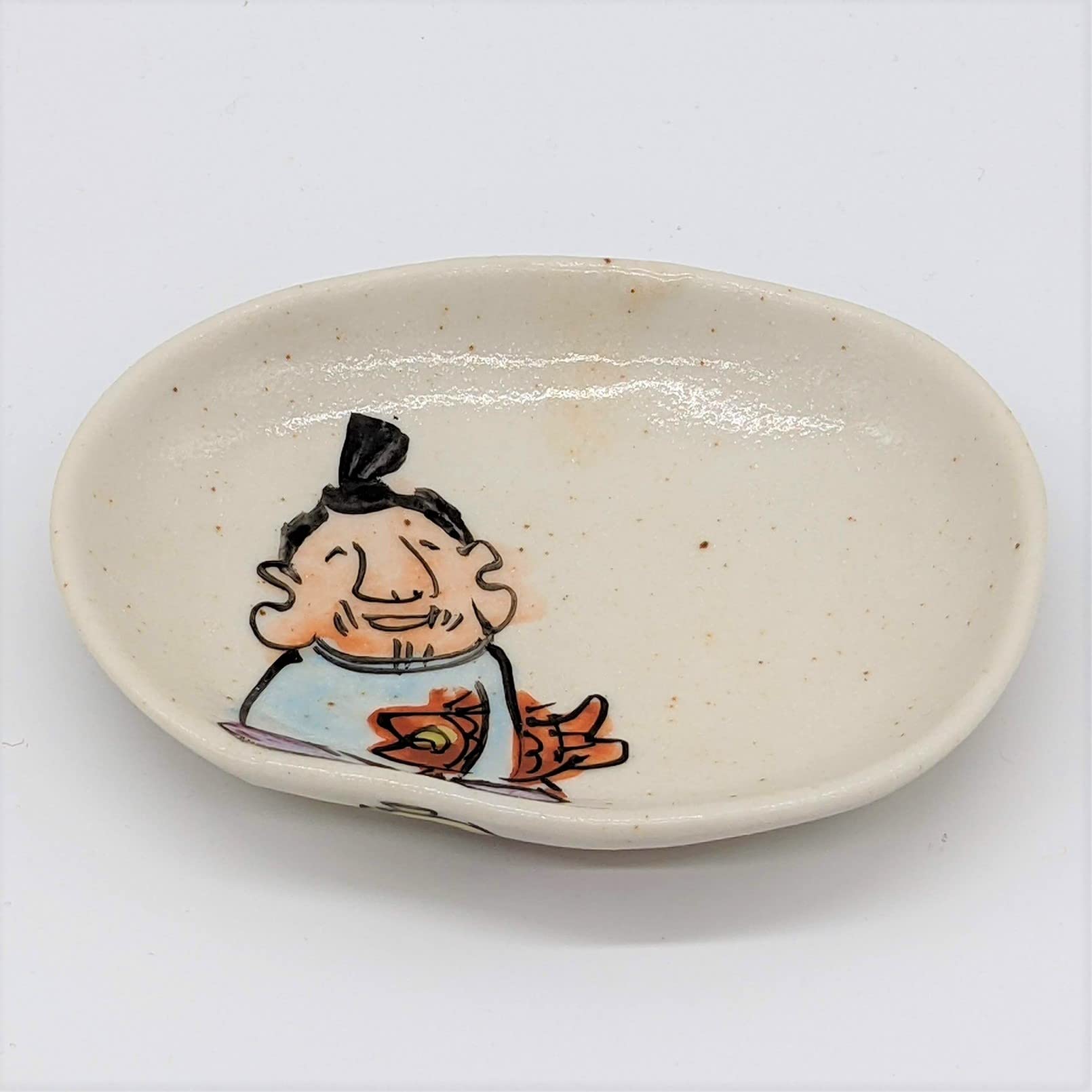 Amazon｜美濃焼 和田一人 楕円 小皿 プレート 約13×10cm 7枚